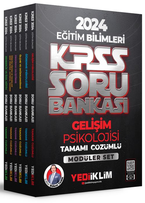 2024 KPSS Eğitim Bilimleri Tamamı Çözümlü Soru Bankası Modüler Set (6 Kitap)
