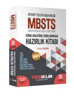 2024 Diyanet İşleri Başkanlığı MBSTS Konu Anlatımlı Soru Bankası Hazırlık Kitabı 