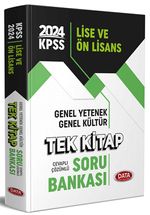 2024 KPSS Lise ve Ön Lisans Genel Yetenek - Genel Kültür Tek Kitap Soru Bankası 