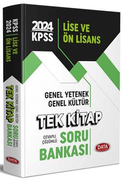 2024 KPSS Lise ve Ön Lisans Genel Yetenek - Genel Kültür Tek Kitap Soru Bankası 