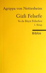 Gizli Felsefe ya da Büyü Felsefesi 1.Kitap (cep boy)