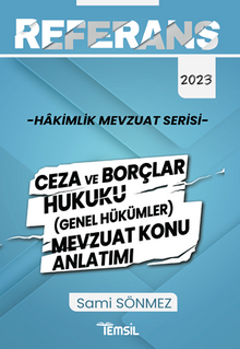 Referans Ceza Ve Borçlar Hukuku  (Genel Hükümler) Mevzuat Konu Anlatımı