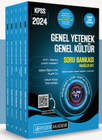 2024 KPSS Genel Yetenek Genel Kültür Tamamı Çözümlü Soru Bankası Seti 