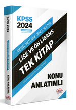 2024 KPSS Lise Ve Ön Lisans Tek Kitap Konu Anlatımlı