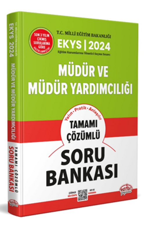 Müdür Ve Müdür Yardımcılığı Ekys Tamamı Çözümlü Soru Bankası