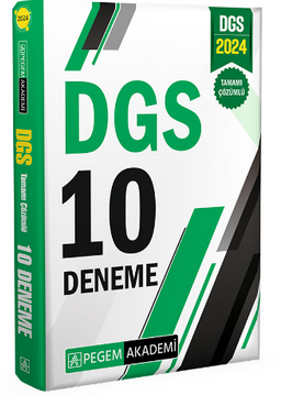 2024 Dgs Tamamı Çözümlü 10 Deneme