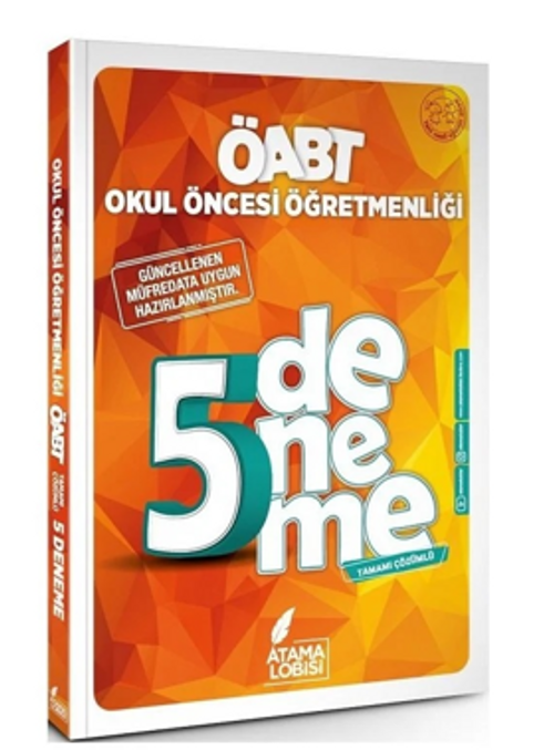 ÖABT Okul Öncesi Öğretmenliği 5 Deneme Çözümlü 