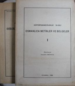 Kütüphanecilikle İlgili Osmanlıca Metinler ve Belgeler / 2 Cilt  (Ürün Kodu:1-C-2)