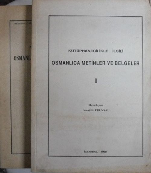 Kütüphanecilikle İlgili Osmanlıca Metinler ve Belgeler / 2 Cilt  (Ürün Kodu:1-C-2)