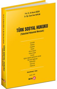 Türk Sosyal Hukuku & Yoksulluk-Yoksunluk Mevzuatı