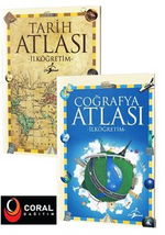 İlköğretim Atlas Seti / Coğrafya Atlası ve Tarih Atlası 2 Kitap Set