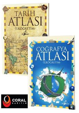 İlköğretim Atlas Seti / Coğrafya Atlası ve Tarih Atlası 2 Kitap Set