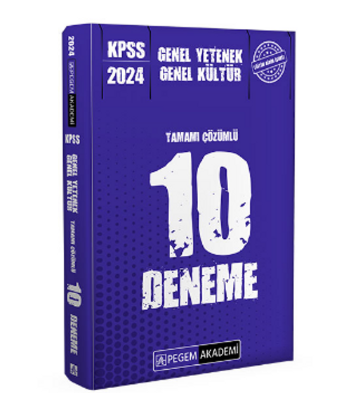 2024 KPSS Genel Yetenek Genel Kültür Tamamı Çözümlü 10 Deneme