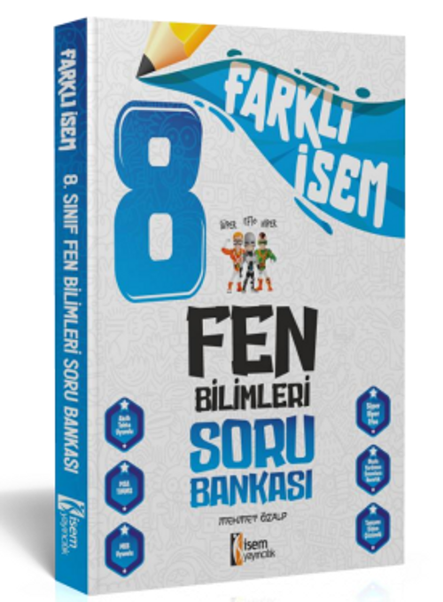 2024 Farklı İsem 8.Sınıf Fen Bilimleri Soru Bankası
