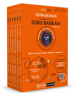 2024 KPSS Eğitim Bilimleri Tamamı Video Çözümlü Soru Bankası Modüler Seti 6 Kitap