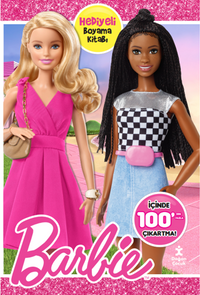 Barbıe 100+ Çıkartma Hediyeli Boyama Kitabı