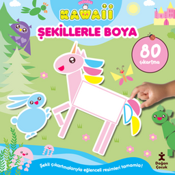 Sevimliler Kawaii Şekillerle Boya