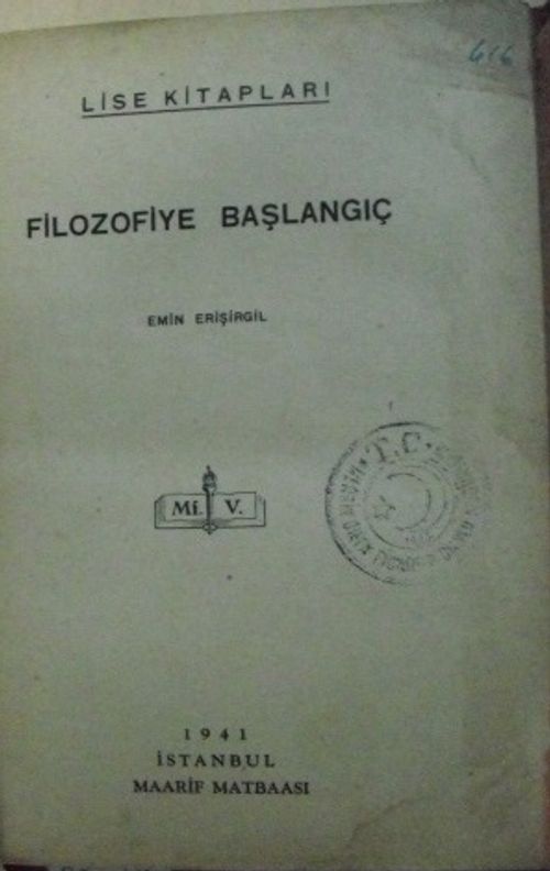 Felsefeye Başlangıç (Kod: 2-G-78)