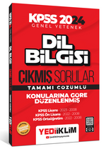 2024 KPSS Dil Bilgisi Konularına Göre Tamamı Çözümlü Çıkmış Sorular 