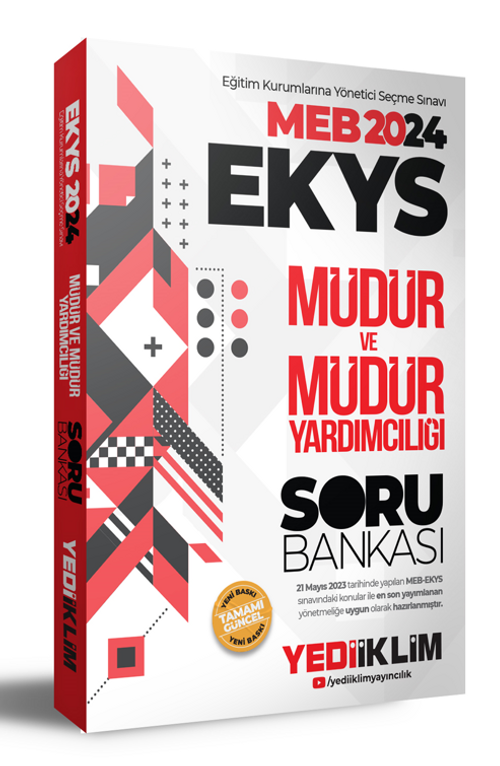2024 MEB EKYS Müdür Ve Müdür Yardımcılığı Soru Bankası