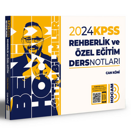 2024 KPSS Eğitim Bilimleri Rehberlik Ve Özel Eğitim Ders Notları