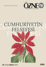 Özne 38. Kitap Cumhuriyetin Felsefesi