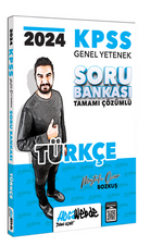2024 KPSS Genel Yetenek  Türkçe Tamamı Çözümlü Soru Bankası