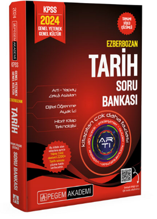 2024 Ezberbozan KPSS Genel Yetenek Genel Kültür Tarih Soru Bankası