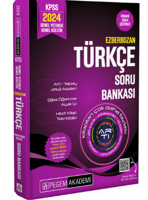 2024 Ezberbozan KPSS Genel Yetenek Genel Kültür Türkçe Soru Bankası