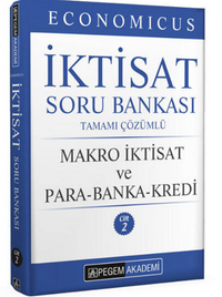 KPSS A Grubu Economicus Makro İktisat ve Para-Banka-Kredi Cilt 2 Soru Bankası