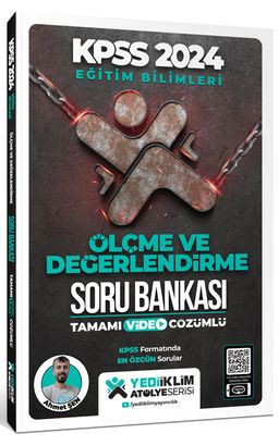 2024 KPSS Eğitim Bilimleri Atölye Serisi Ölçme ve Değerlendirme Tamamı Video Çözümlü Soru Bankası 