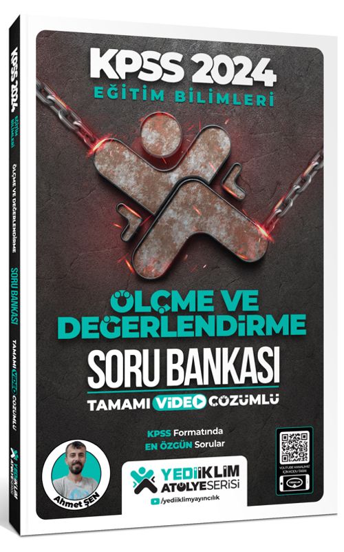 2024 KPSS Eğitim Bilimleri Atölye Serisi Ölçme ve Değerlendirme Tamamı Video Çözümlü Soru Bankası 