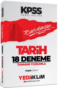 2024 KPSS Tonyukuk Tarih Tamamı Çözümlü 18 Deneme 