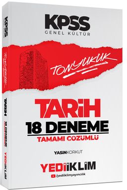 2024 KPSS Tonyukuk Tarih Tamamı Çözümlü 18 Deneme 
