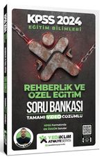 2024 KPSS Eğitim Bilimleri Atölye Serisi Rehberlik ve Özel Eğitim Tamamı Video Çözümlü Soru Bankası