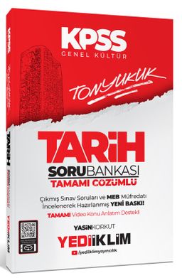 2024 KPSS Tonyukuk Tarih Tamamı Çözümlü Soru Bankası 