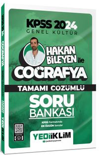 2024 KPSS Hakan Bileyen ile Coğrafya Tamamı Çözümlü Soru Bankası 
