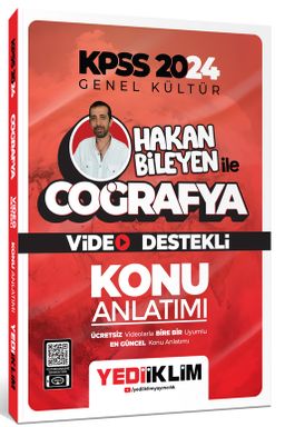 2024 KPSS Hakan Bileyen ile Coğrafya Video Destekli Konu Anlatımı 