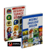 İlköğretim Resimli İngilizce ve Resimli Türkçe Sözlük Seti (2 Kitap)