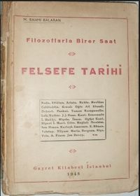 Filozoflarla Birer Saat: Muhtasar Felsefe Tarihi Kod: 8-D-11