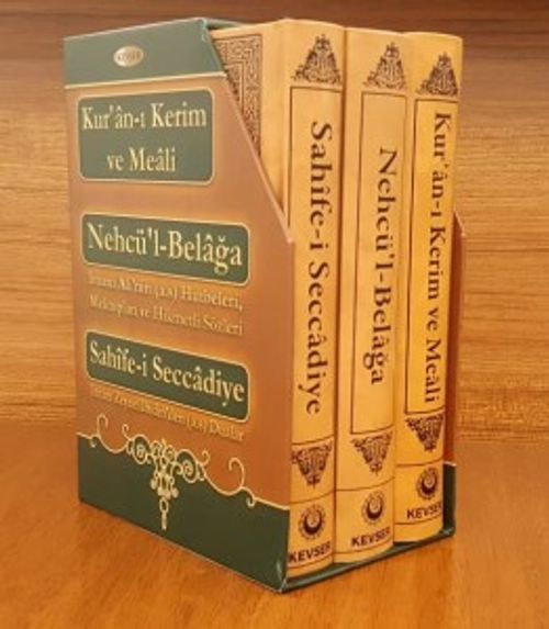Kur'an-ı Kerim - Nehcül Belağa - Sahife-i Seccadiye Seti (3 Kitap)