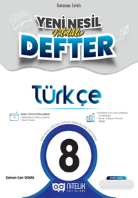 8.Sınıf Türkçe Yeni Nesil Nitelikli Defter