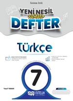 7.Sınıf Türkçe Yeni Nesil Nitelikli Defter