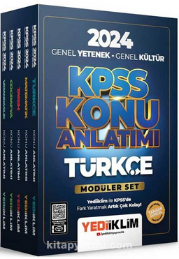 2024 KPSS Genel Yetenek Genel Kültür Konu Anlatımlı Modüler Set