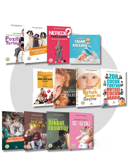 Bebeklikten Ergenliğe En Güncel Bilgilerle Çocuk Gelişimi ve Eğitim Seti ( 12 Kitap )