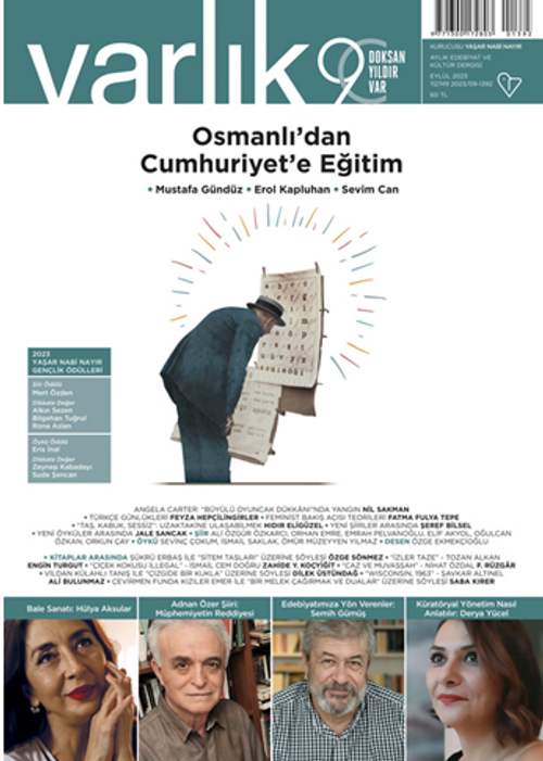 Varlık Edebiyat ve Kültür Dergisi Sayı: Eylül 2023