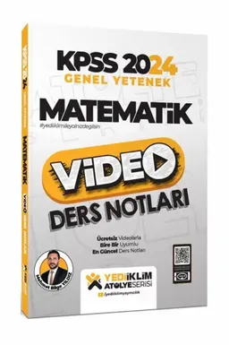 2024 KPSS  Atölye Serisi Matemetik Video Ders Notları 