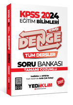 2024 KPSS Eğitim Bilimleri Denge Serisi Tamamı Çözümlü Tüm Dersler Soru Bankası