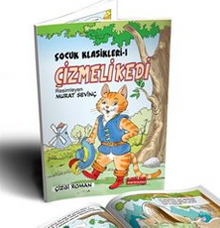 Çizmeli Kedi Renkli Çizgi Roman / Çocuk Klasikleri 1