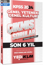 2024 KPSS Lisans Genel Yetenek Genel Kültür Son 6 Yıl Tamamı Çözümlü Çıkmış Sorular